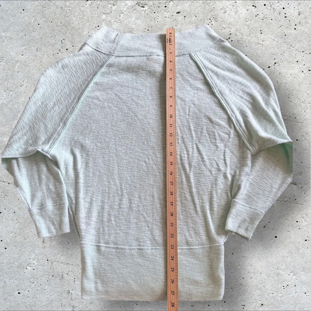 WE THE FREE People Mint Palisades Off-the-Shoulder Sweater Top Sz XS‎ NWT